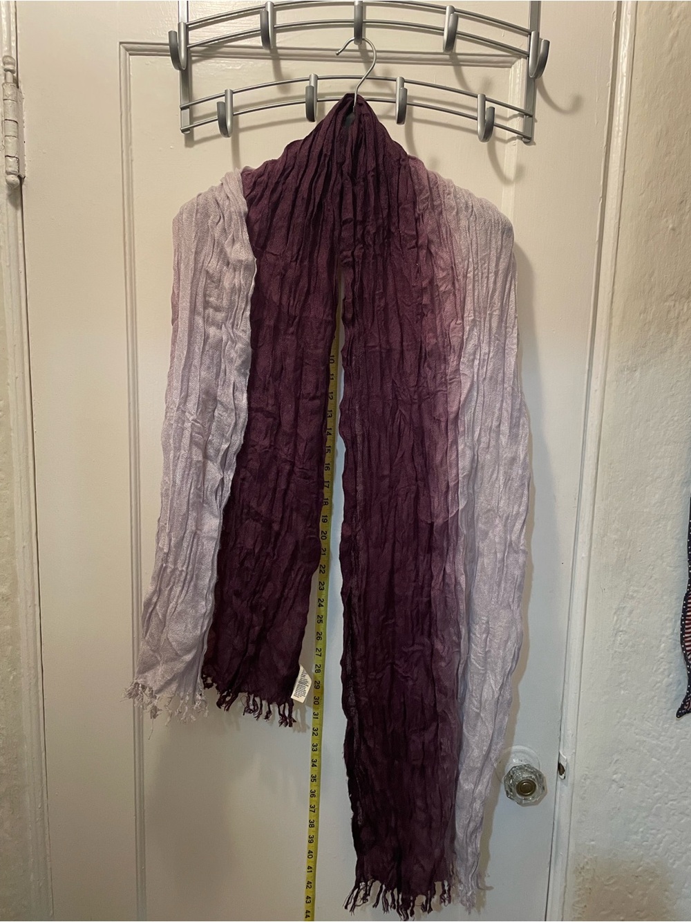 American Eagle Outfitters Ombre Plum to Lilac Crinkle Scarf